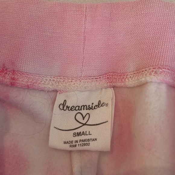 Dreamsicle Tie Dye Joggers with drawstring size S - Picture 5 of 9